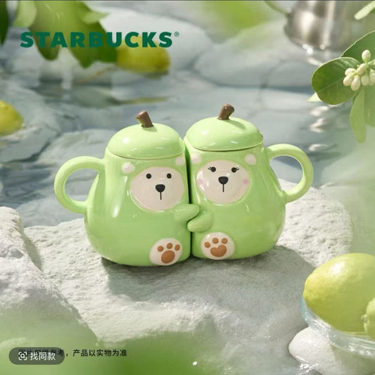Starbucks China 2025 520 Valentine's Day Two pear-shaped mugs 401ml