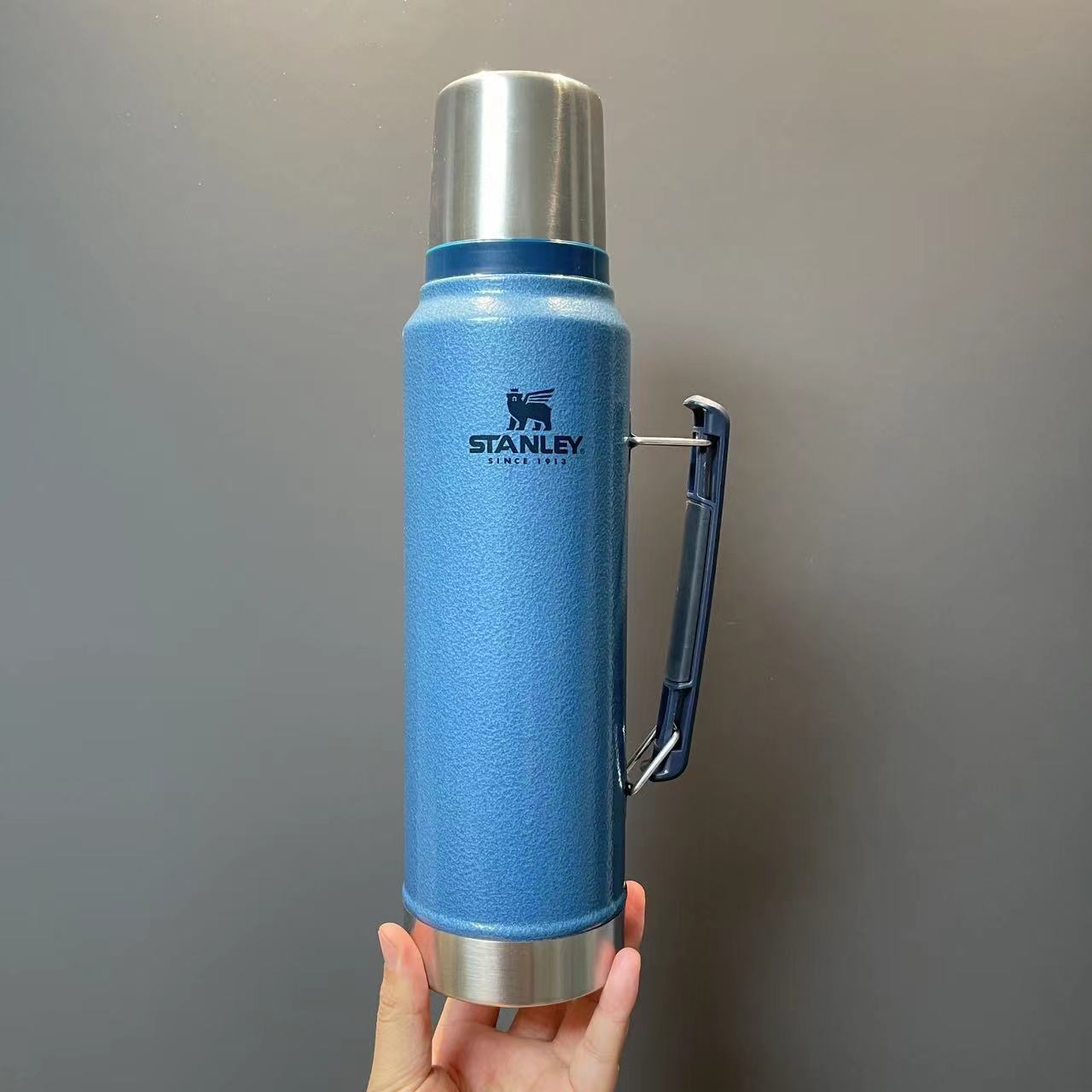 Stanley classic blue stainless steel cup 1000ml loveinstarbucks loveinstarbucks