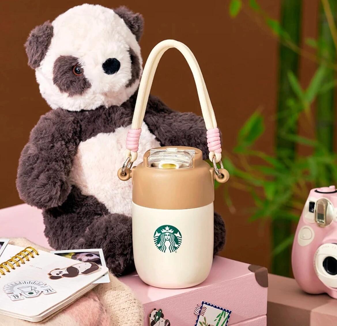 Starbucks China Traveling Panda online collection Stainless steel cup 353ml without doll Starbucks loveinstarbucks