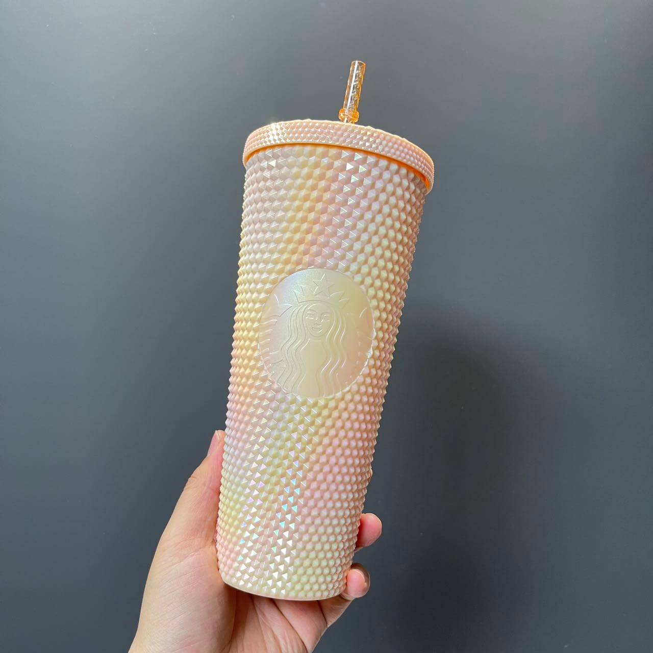 Starbucks Philippines 2024 peach blossom studded straw Cold Cup 24oz loveinstarbucks loveinstarbucks