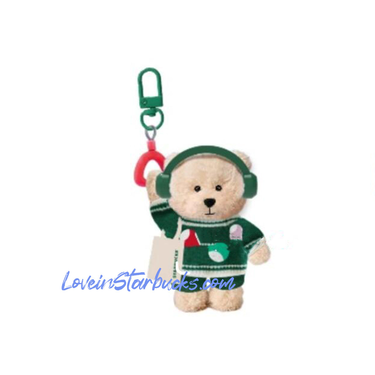 Starbucks China Christmas Keychain - clothes can be DIY Starbucks loveinstarbucks