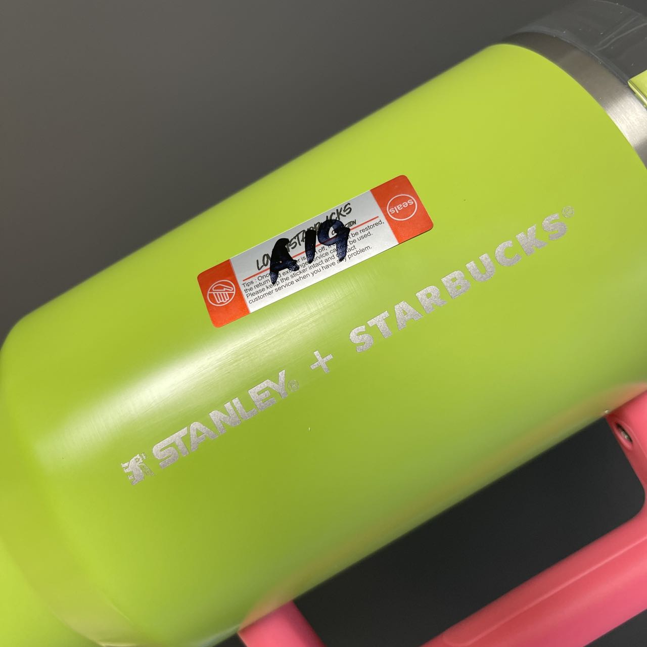 Flaw Starbucks Music Carnival Green Stanley stainless steels cup 40oz without original box Starbucks loveinstarbucks