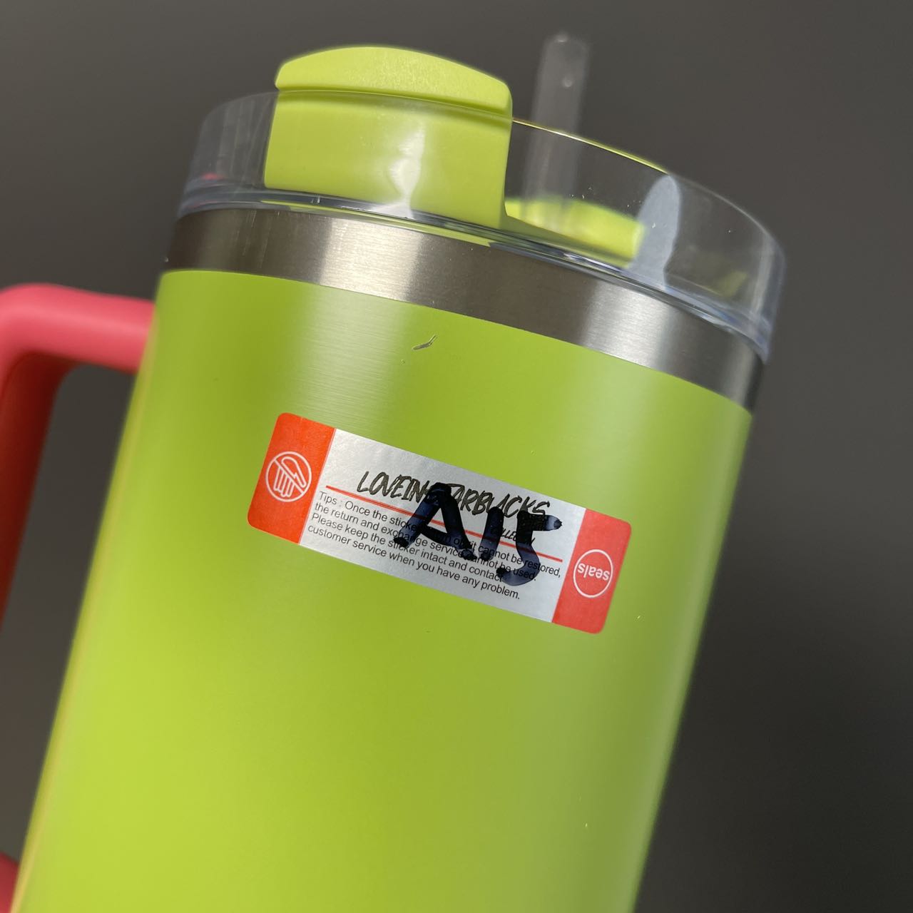 Flaw Starbucks Music Carnival Green Stanley stainless steels cup 40oz without original box Starbucks loveinstarbucks