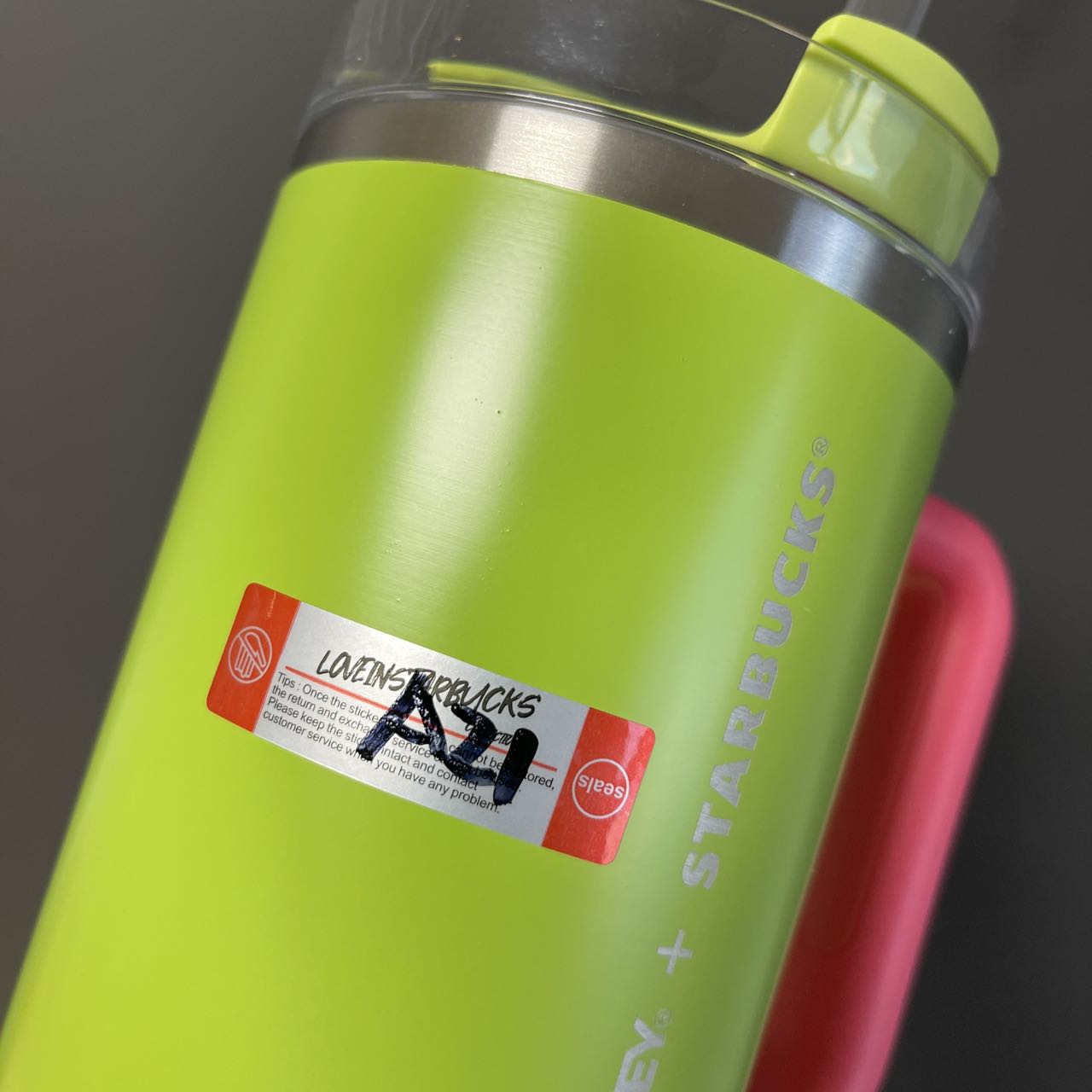 Flaw Starbucks Music Carnival Green Stanley stainless steels cup 40oz without original box Starbucks loveinstarbucks