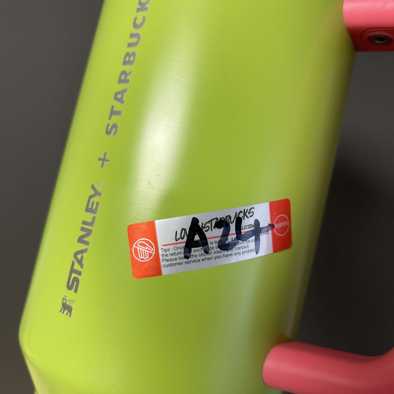 Flaw Starbucks Music Carnival Green Stanley stainless steels cup 40oz without original box Starbucks loveinstarbucks