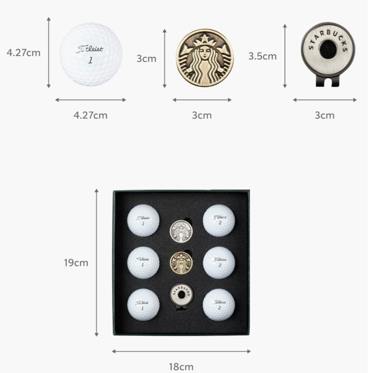 Starbucks Korea 2024 Golf Series Golf set Starbucks loveinstarbucks