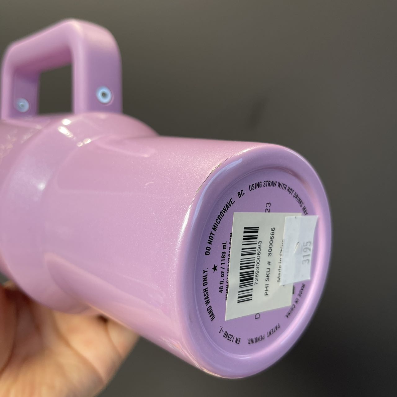 damaged Starbucks Stanley 2024 Philippines Lavender Sakura stainless steel cup 40oz Starbucks loveinstarbucks