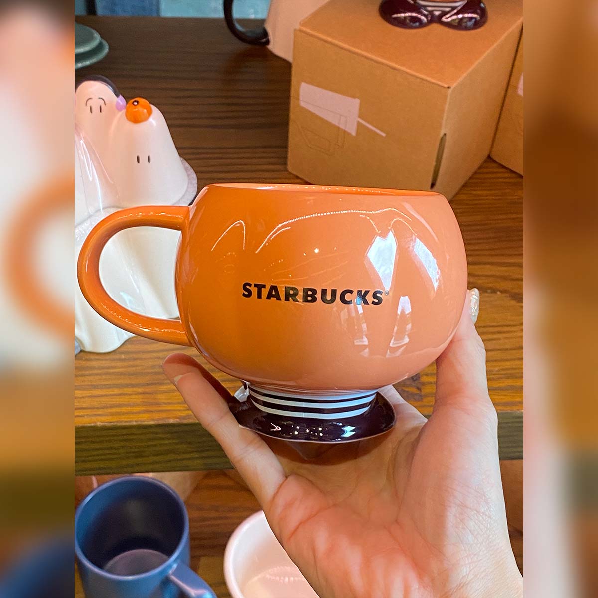 Starbucks Taiwan 2023 Halloween Pumpkin Mug Starbucks loveinstarbucks