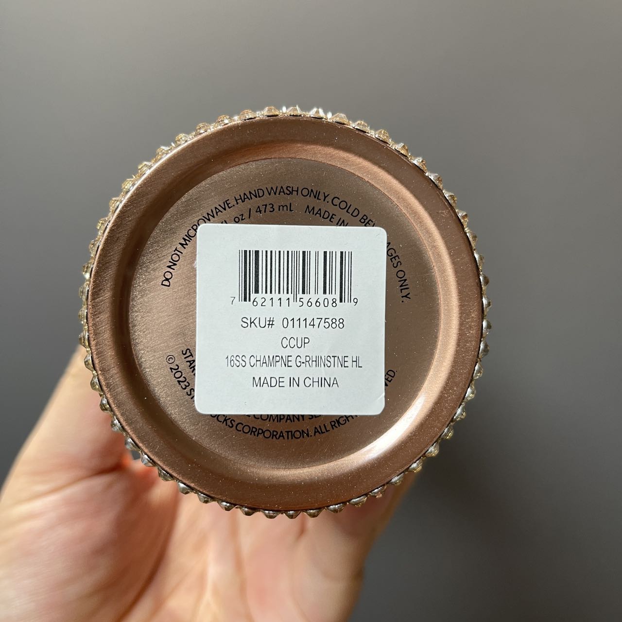 Starbucks Tumblers Taiwan gold rhinestones straw cup Starbucks loveinstarbucks