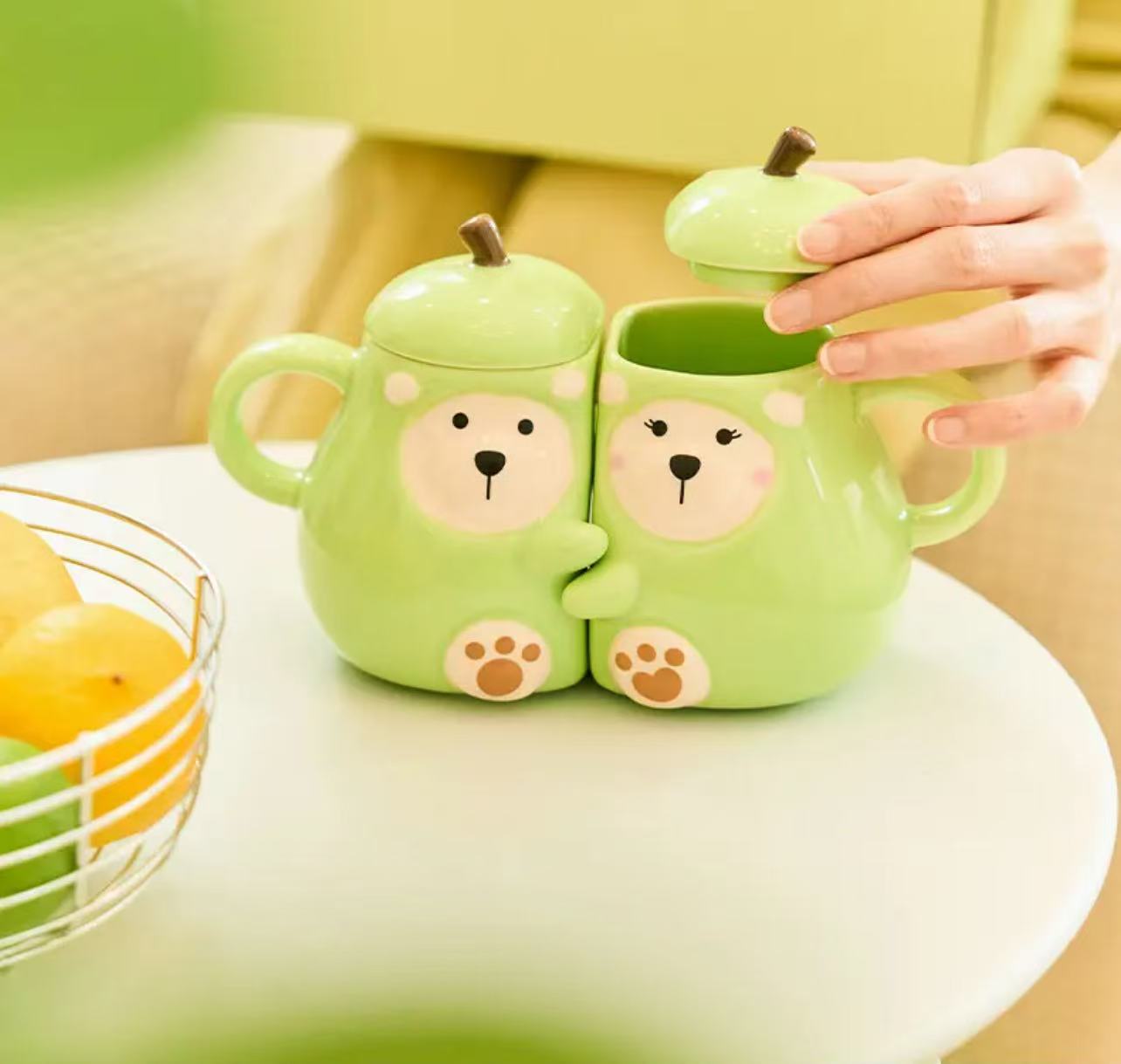 Starbucks China 2025 520 Valentine's Day Two pear-shaped mugs 401ml
