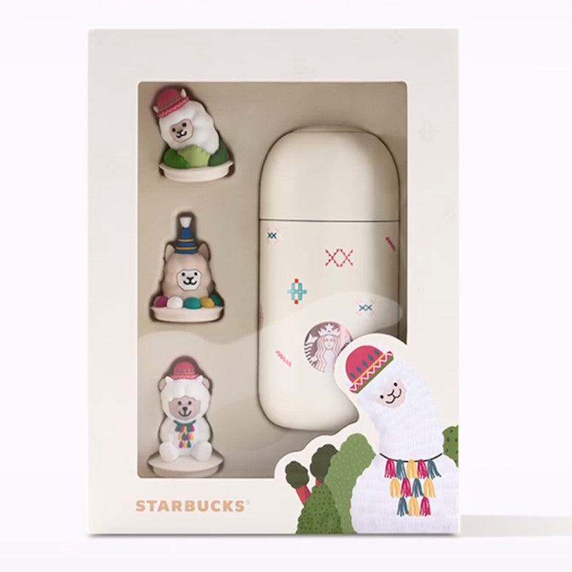 Starbucks China 2024 online Alpaca series Stainless Steel Vacuum Cup Gift Box 220ml Starbucks loveinstarbucks