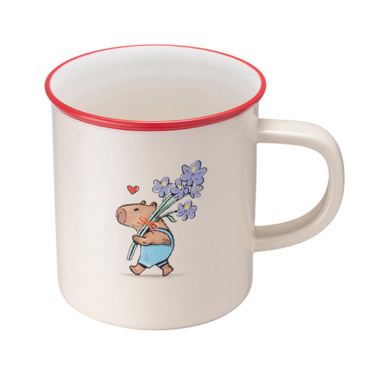 Starbucks Taiwan 2026 Valentine's Day series Romantic Capybara Mug