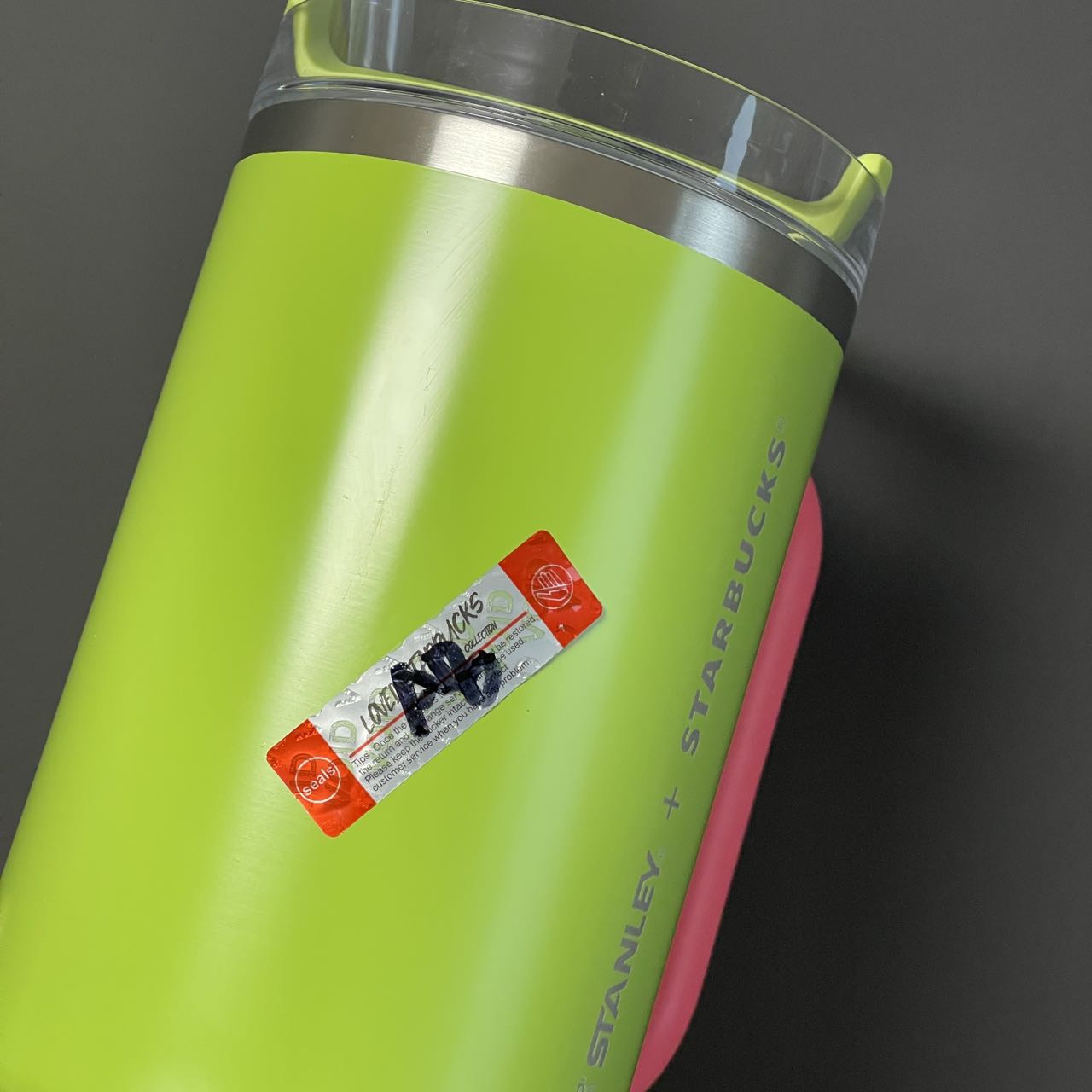 Flaw Starbucks Music Carnival Green Stanley stainless steels cup 40oz without original box Starbucks loveinstarbucks