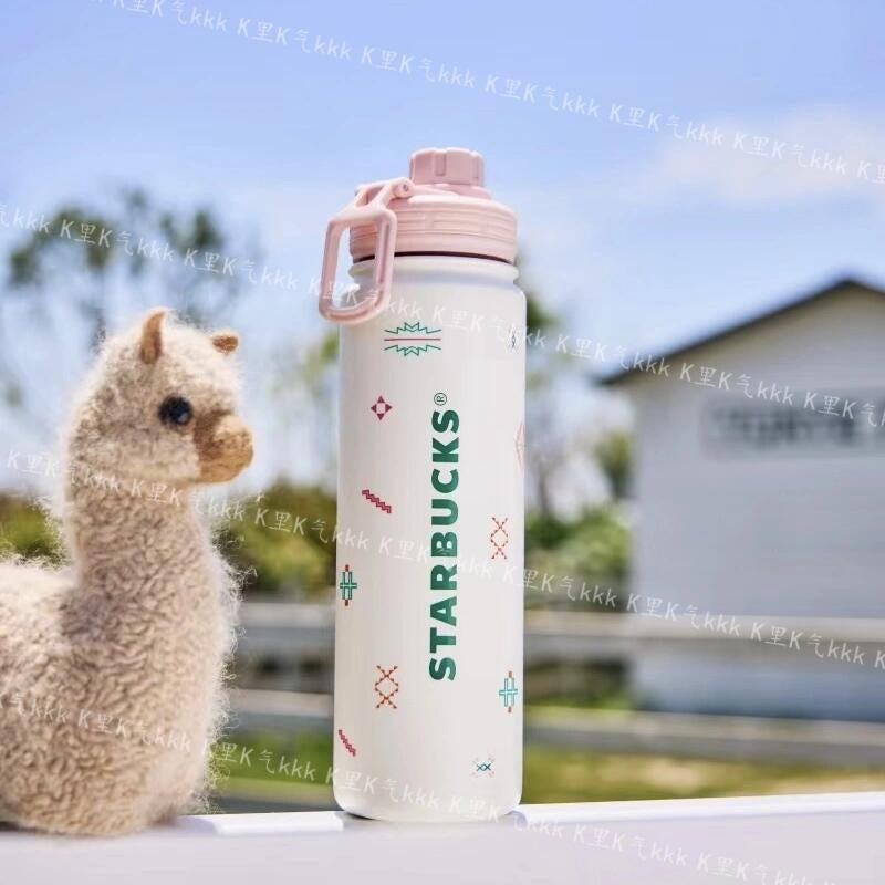 Starbucks China 2024 Alpaca series Stainless steel cup 750ml with hook loveinstarbucks loveinstarbucks