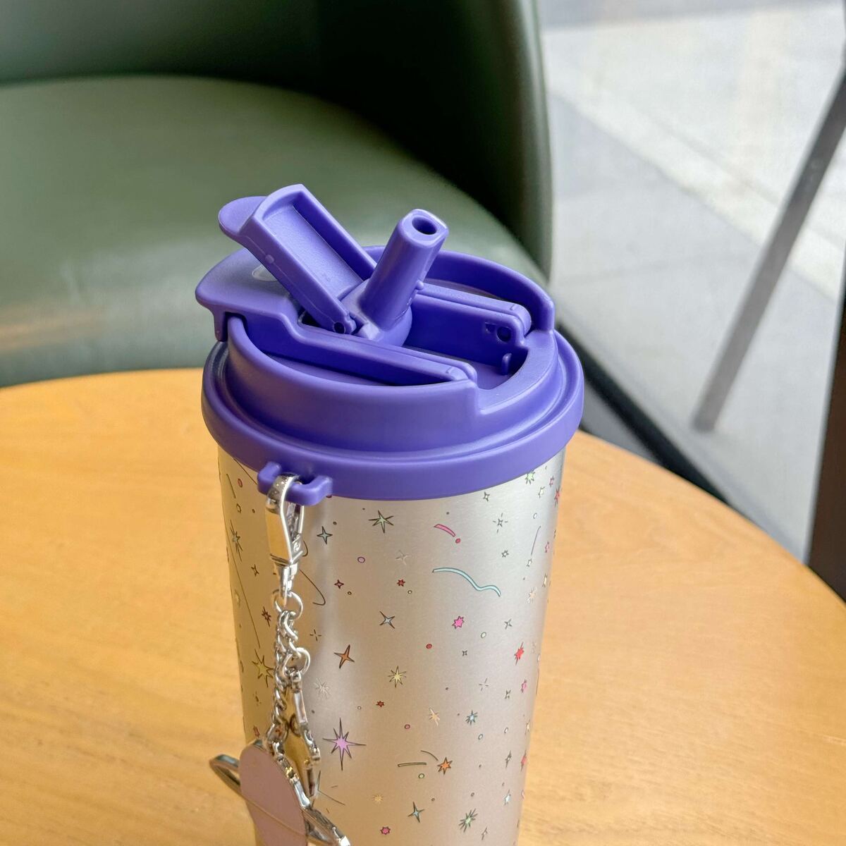 Starbucks China 2024 Summer Night Sky Series Double Spout Stainless Steel Cup 480ml Starbucks loveinstarbucks