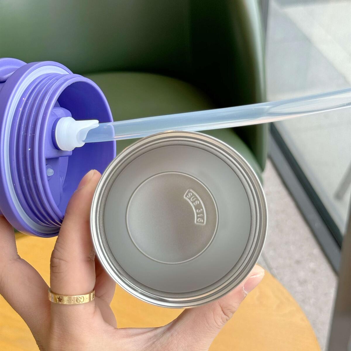 Starbucks China 2024 Summer Night Sky Series Double Spout Stainless Steel Cup 480ml Starbucks loveinstarbucks