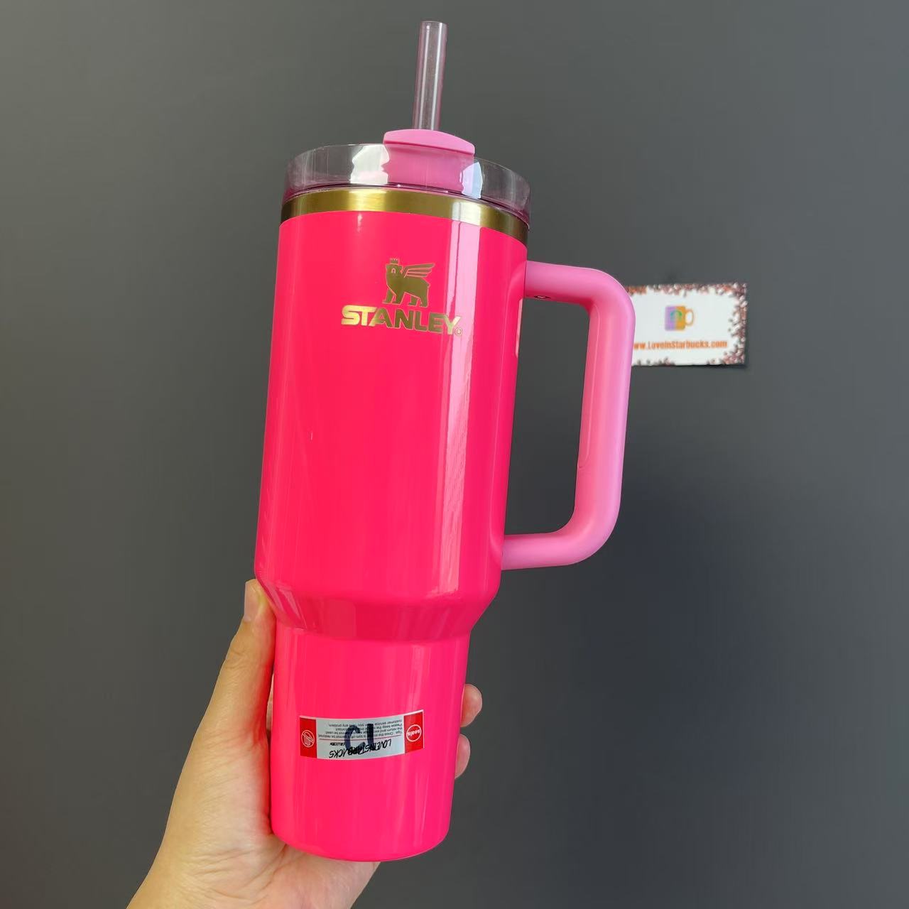 flaw #C1 Stanley 2024 PINK PARADE stainless steel cup 40oz
