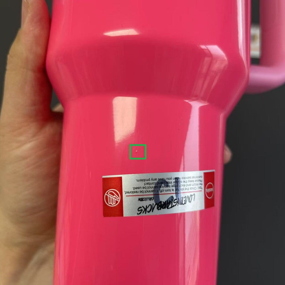 flaw #C1 Stanley 2024 PINK PARADE stainless steel cup 40oz