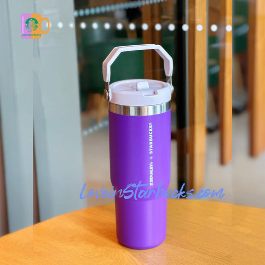 Starbucks China 2024 Dragon new year Stanley purple clip cup 30oz loveinstarbucks loveinstarbucks