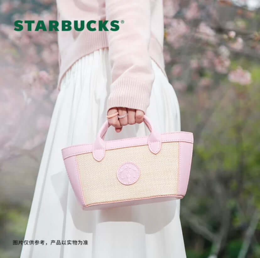 Starbucks China 2024 Spring Sakura pink handbag loveinstarbucks loveinstarbucks