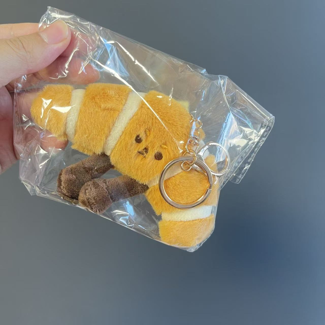 Starbucks China 2025 Keychain - Croissant, apple pie, Swiss roll, one of them with original box