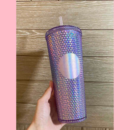 Starbucks Taiwan 2024 Sakura series Colorful studded straw cup 24oz loveinstarbucks loveinstarbucks