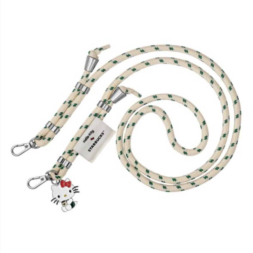 Starbucks Hello Kitty co-brand 2024 ASIA phone cord Starbucks loveinstarbucks