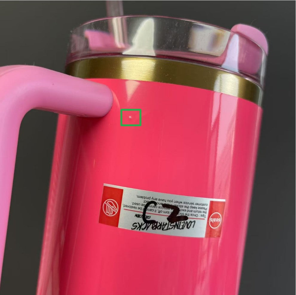 flaw #C2 Stanley 2024 PINK PARADE stainless steel cup 40oz