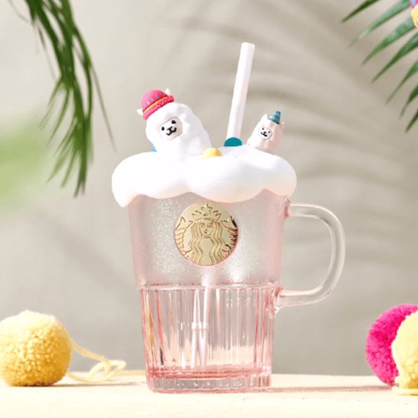 Starbucks China 2024 online Alpaca series glass 400ml Starbucks loveinstarbucks