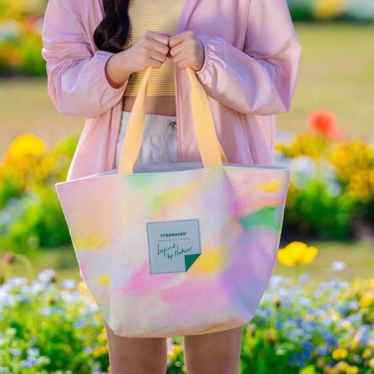 Starbucks China 2024 Zongzi Festival pink shoulder bag loveinstarbucks loveinstarbucks