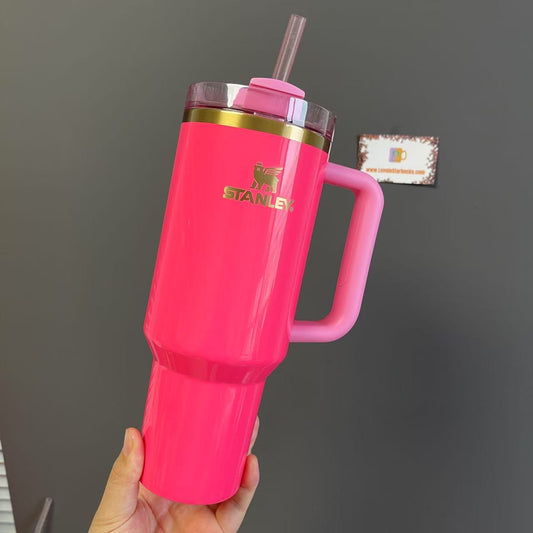 flaw #C6 Stanley 2024 PINK PARADE stainless steel cup 40oz