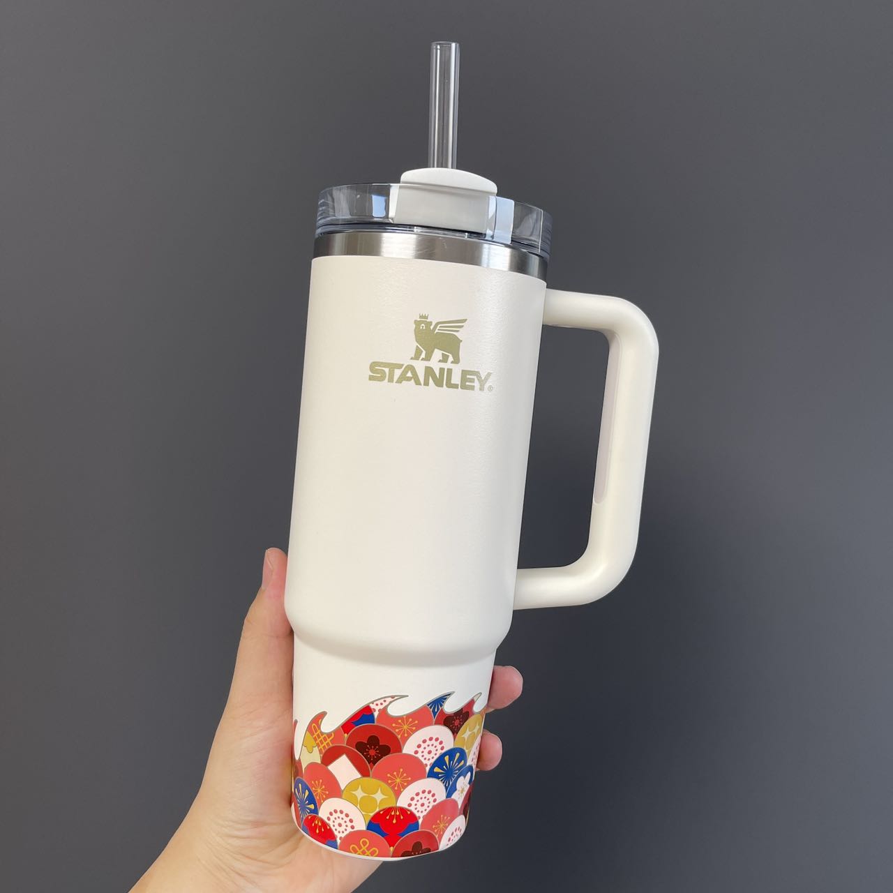 Stanley dragon red or cream limited stainless steel cup 30oz loveinstarbucks loveinstarbucks