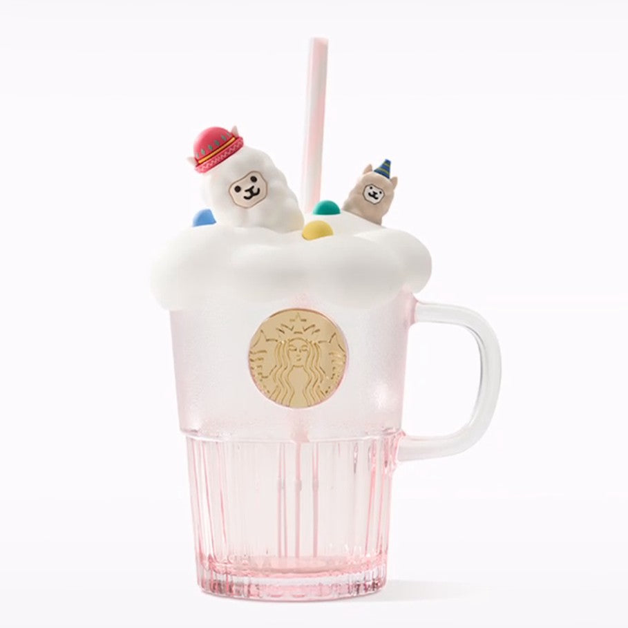 Starbucks China 2024 online Alpaca series glass 400ml Starbucks loveinstarbucks