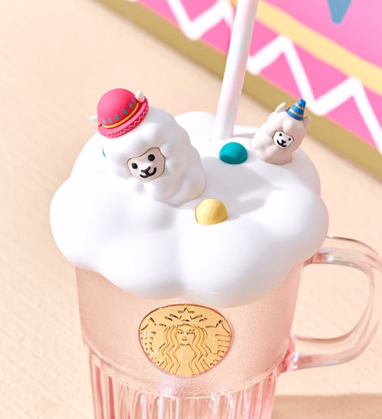 Starbucks China 2024 online Alpaca series glass 400ml Starbucks loveinstarbucks