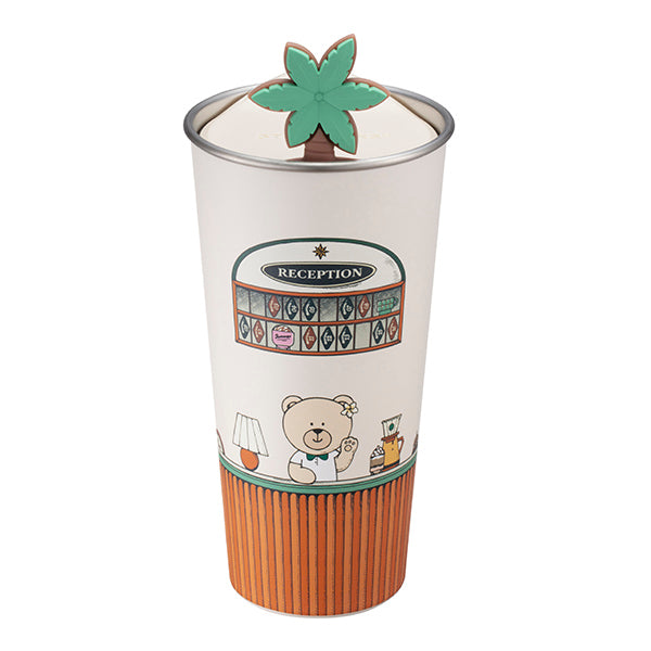 Starbucks Asia 2026 Summer Season1 Series Palm Tree Stainless Steel Cup 473ml 16.65oz