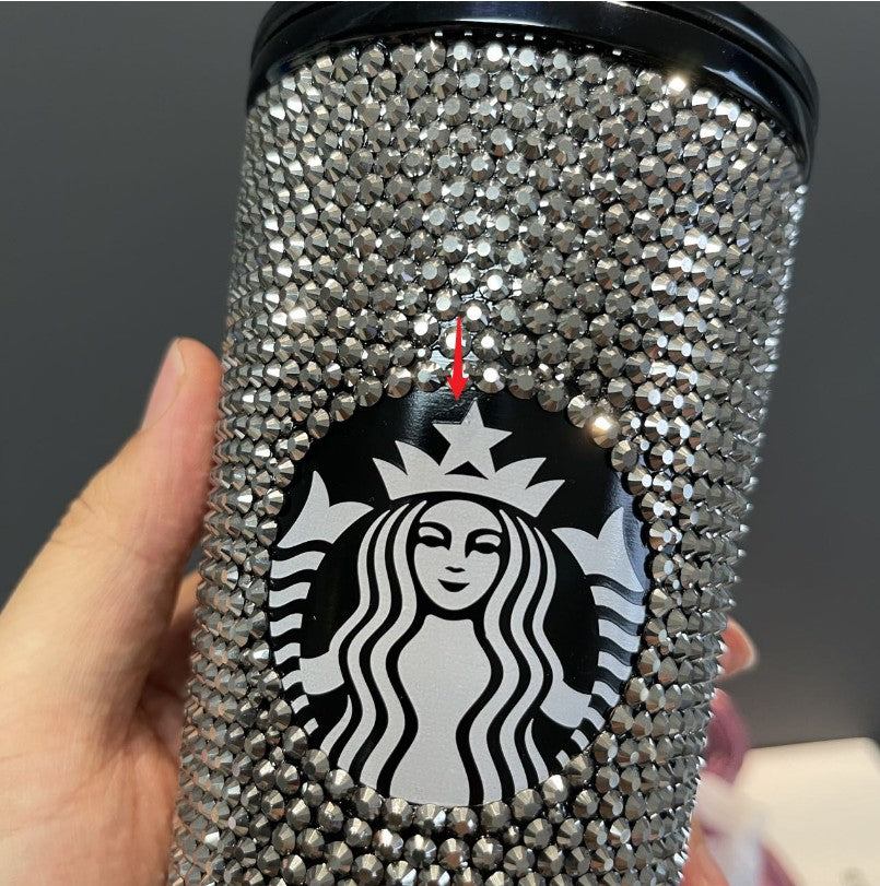 Starbucks black Rhinestones tiny flaws without SKU tag and original box loveinstarbucks loveinstarbucks