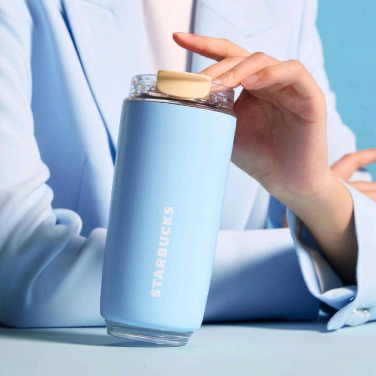 Starbucks China 2024 Dopamine2 Series Blue stainless steel tumbler 400ml Starbucks loveinstarbucks