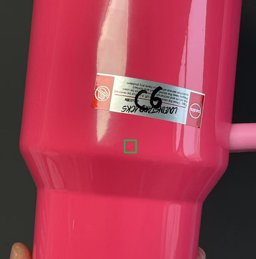 flaw #C6 Stanley 2024 PINK PARADE stainless steel cup 40oz