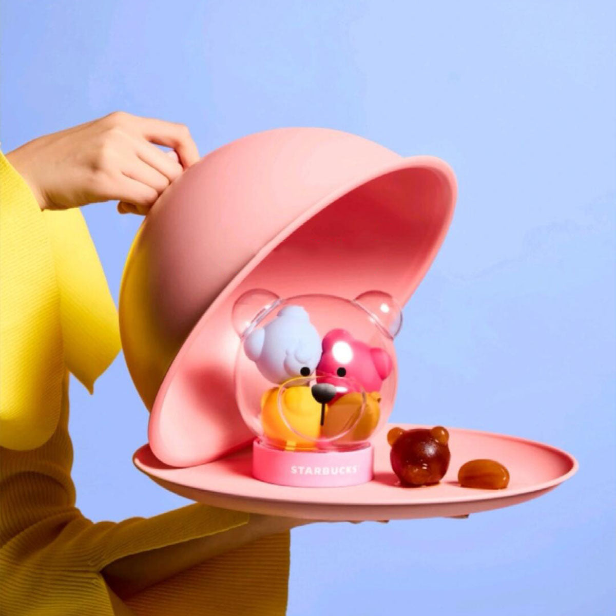 Starbucks China 2024 Dopamine2 Series Bear and coffee bean ice cube molds Starbucks loveinstarbucks