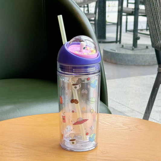 Starbucks China 2024 Summer Night Sky Series Plastic straw cup 355ml Starbucks loveinstarbucks