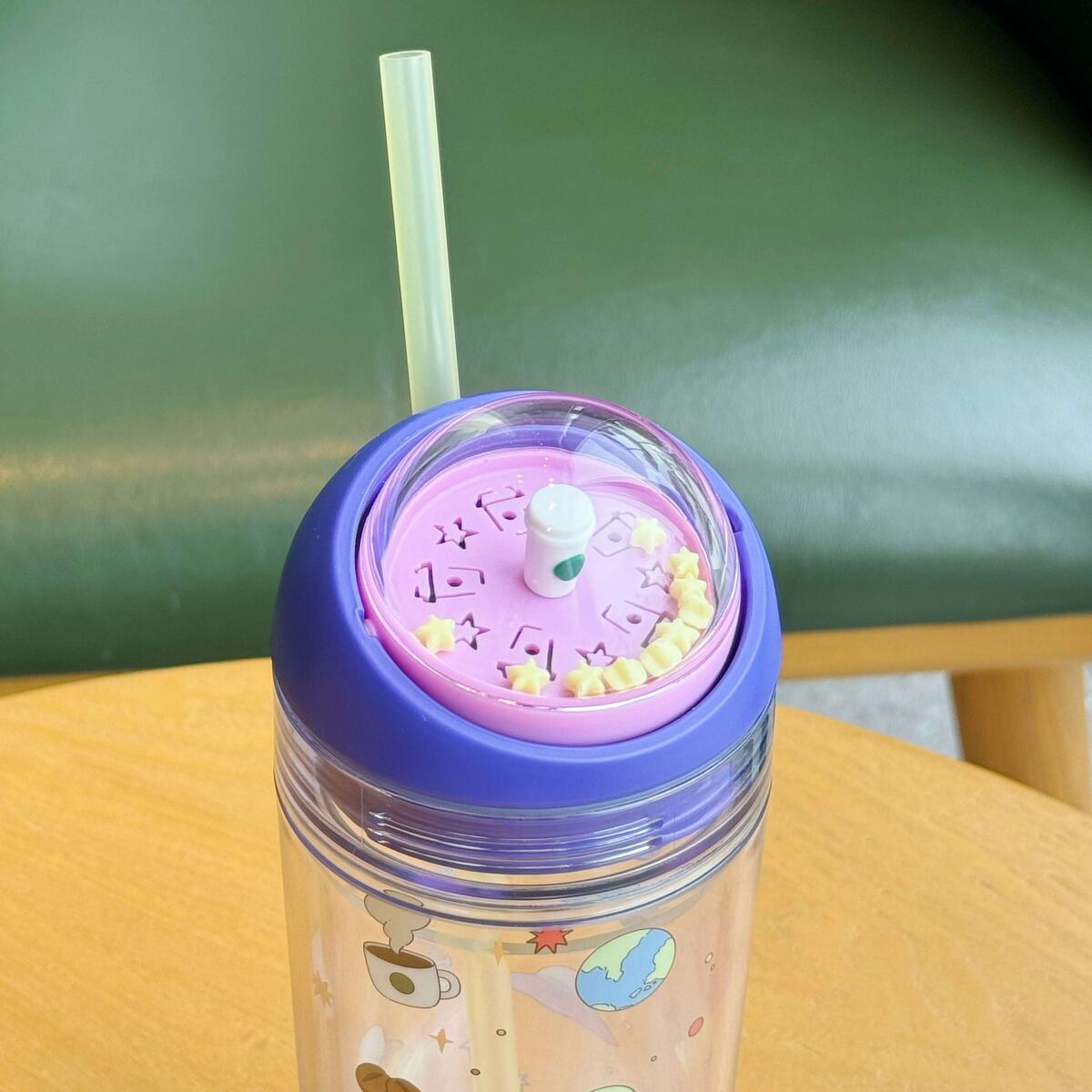 Starbucks China 2024 Summer Night Sky Series Plastic straw cup 355ml Starbucks loveinstarbucks