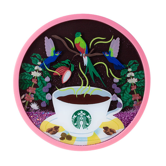 Starbucks Taiwan 2026 Sakura series coffee coaster