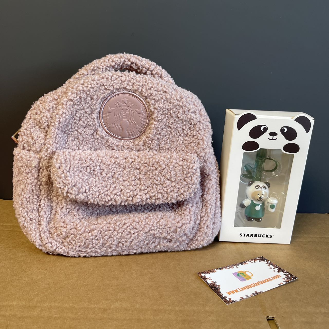 Starbucks stopper and bag without Shoulder Straps Starbucks loveinstarbucks