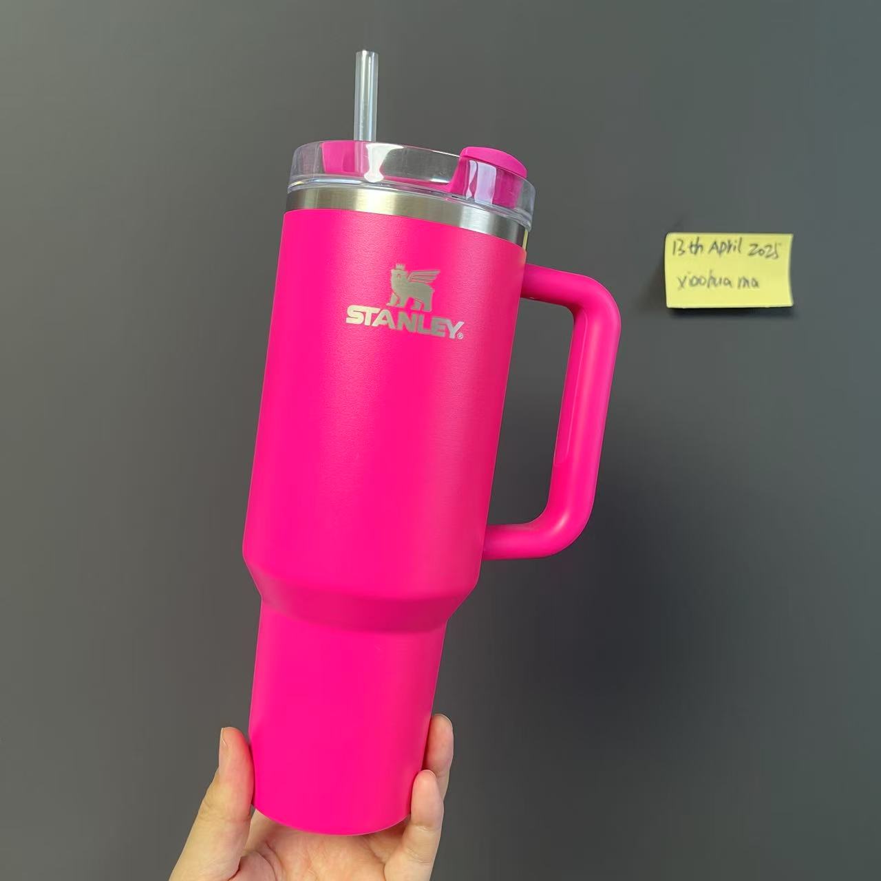 Flaw ,without SKU tag and tiny dent Stanley Camellia Stainless steel cup 40oz