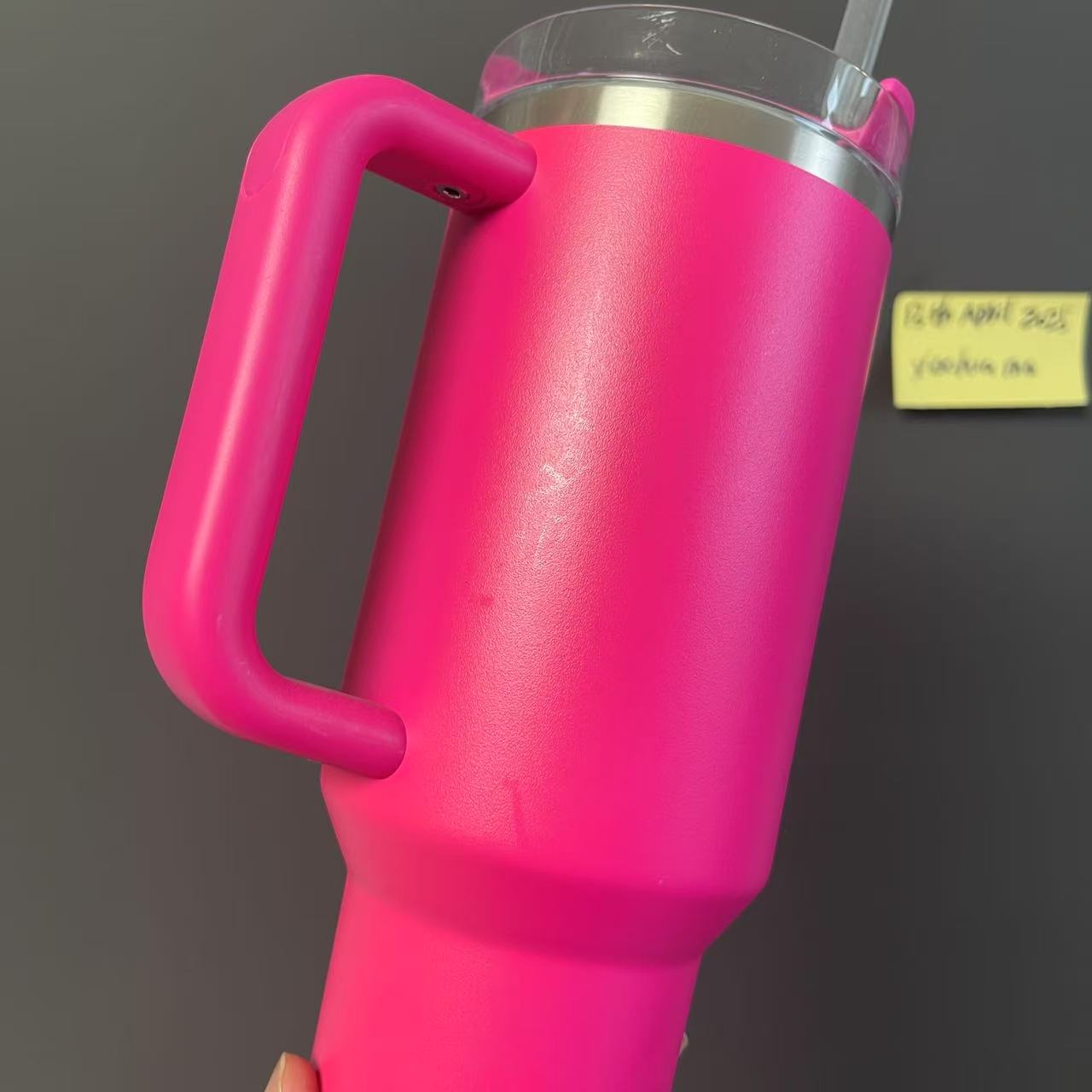 Flaw ,without SKU tag and tiny dent Stanley Camellia Stainless steel cup 40oz