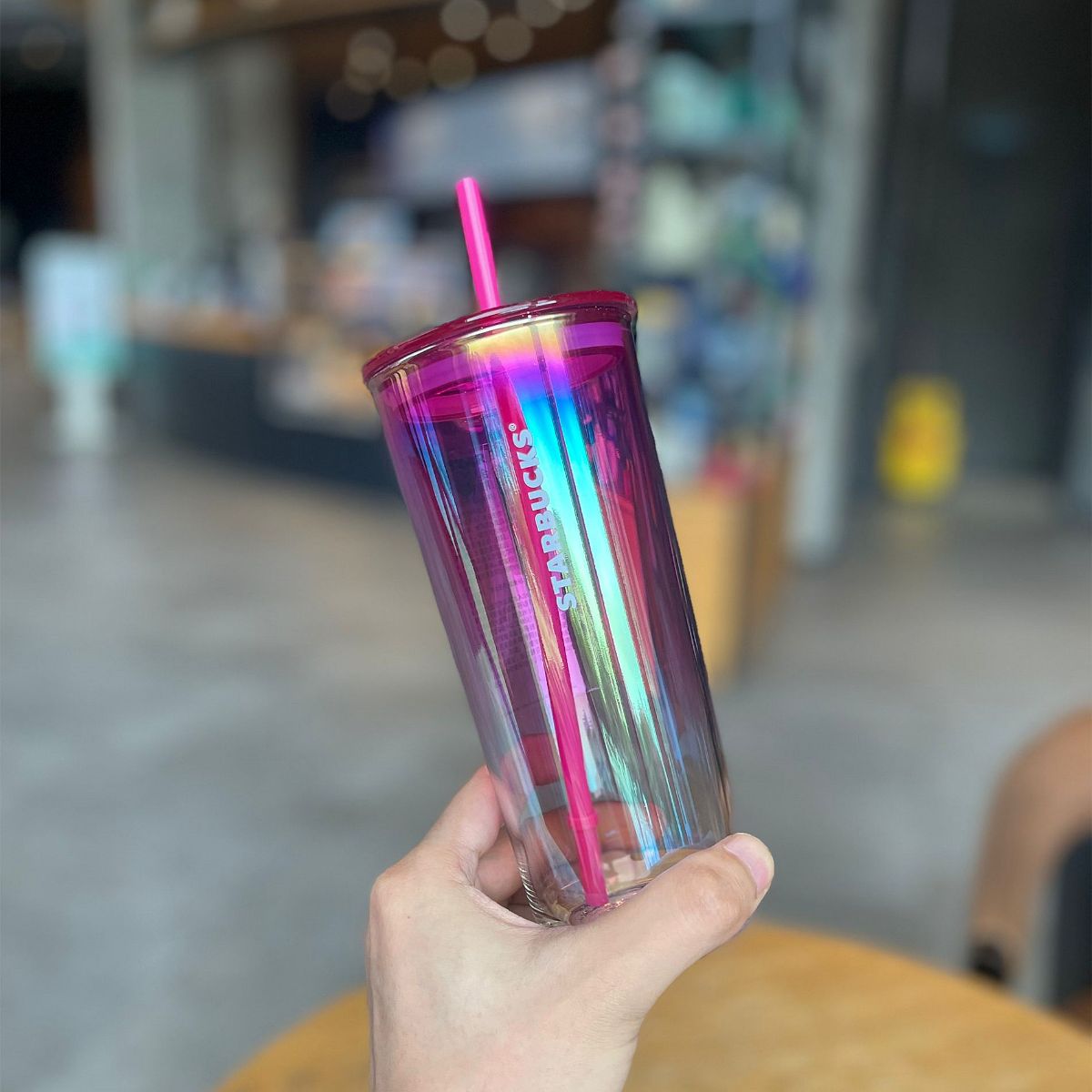 Starbucks China 2024 Dopamine Series pink glass 532ml Starbucks loveinstarbucks