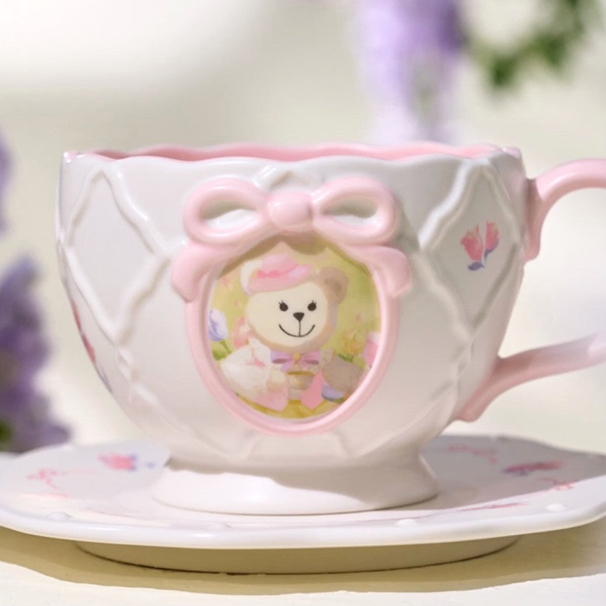 Starbucks China 2025 Garden Dance series pink mug set 310ml