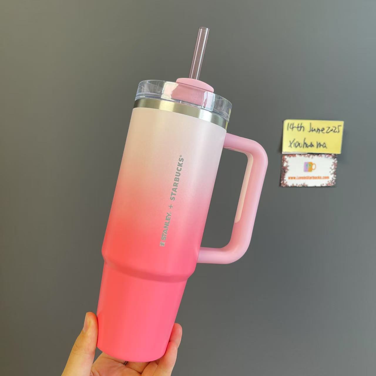 tiny flaw Starbucks Stanley pink Stainless steel cup 30oz