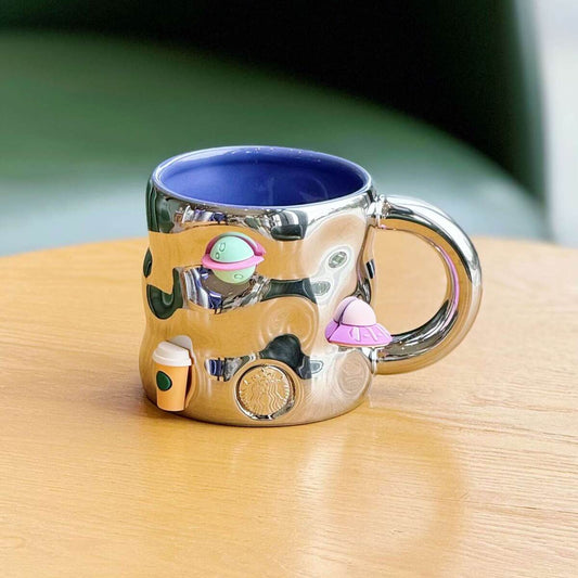 Starbucks China 2024 Summer Night Sky Series Color-plated ceramic mug 380ml Starbucks loveinstarbucks