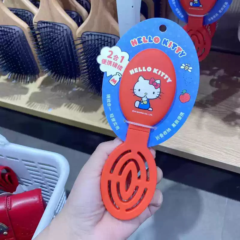 Hello Kitty x MINISO co-brand folding mirror comb MINISO loveinstarbucks